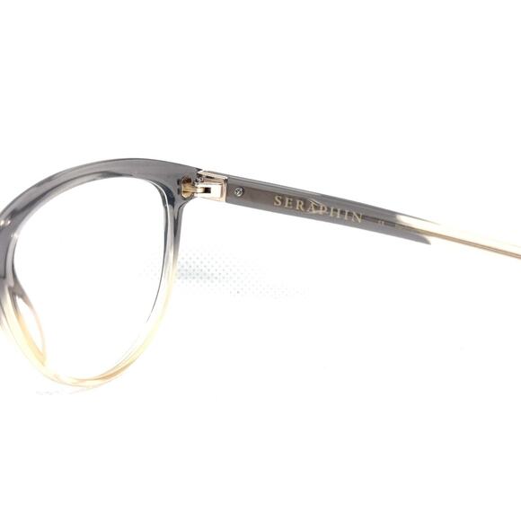 SERAPHIN BY OGI NOBLE 8767 GREY GOLD FADE EYEGLASSES FRAMES 51-18-140 - Picture 6 of 9
